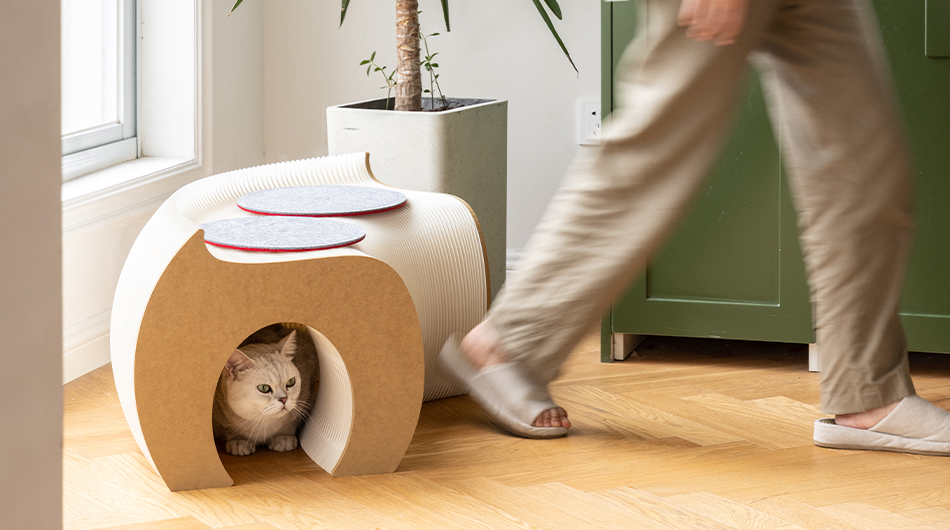 Cat Tunnel Bench